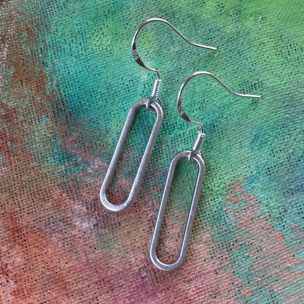 Sundance Charm Sterling Silver Link Earrings